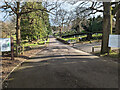 Haywards Heath Cemetery - central drive