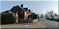 The Red Cottages at the junction of Town Street and Ripley Road (B6165), Nidd