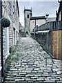 Daisy Lane and Holy Trinity Church, Holmfirth