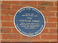 Blue plaque on Neptune Health Park, Tipton