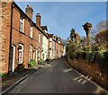 Houses along Moat Street in Bridgnorth