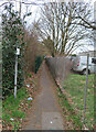 TQ0577 : Public footpath to Harmondsworth from Longford by David Hawgood