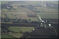 Probable former meander of Seven Towns South Eau, North Somercotes: aerial 2023