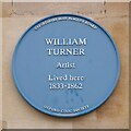 Blue plaque to William Turner