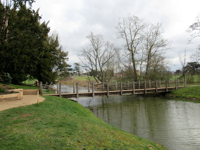 Footbridge over Croome River, Croome Court