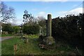 Old Wayside Cross on the B4379 near Heath Hill Farm