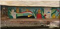 Mural under bridge