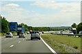 The M27 heading east near North Stoneham