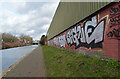 Graffiti alongside The Nottingham Canal, Nottingham