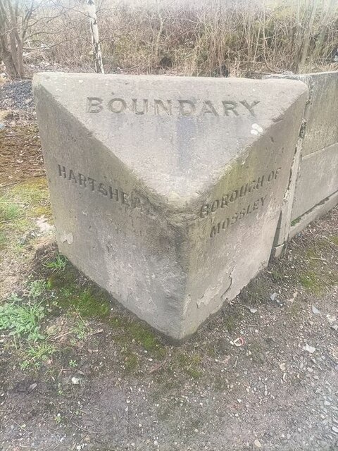 Old Boundary Marker on Mossley Road, Hazelhurst