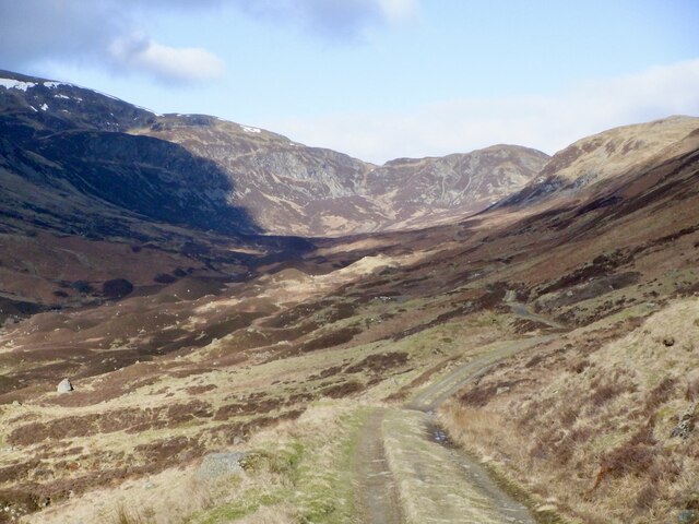 Road above Loch Turret © Richard Webb :: Geograph Britain and Ireland