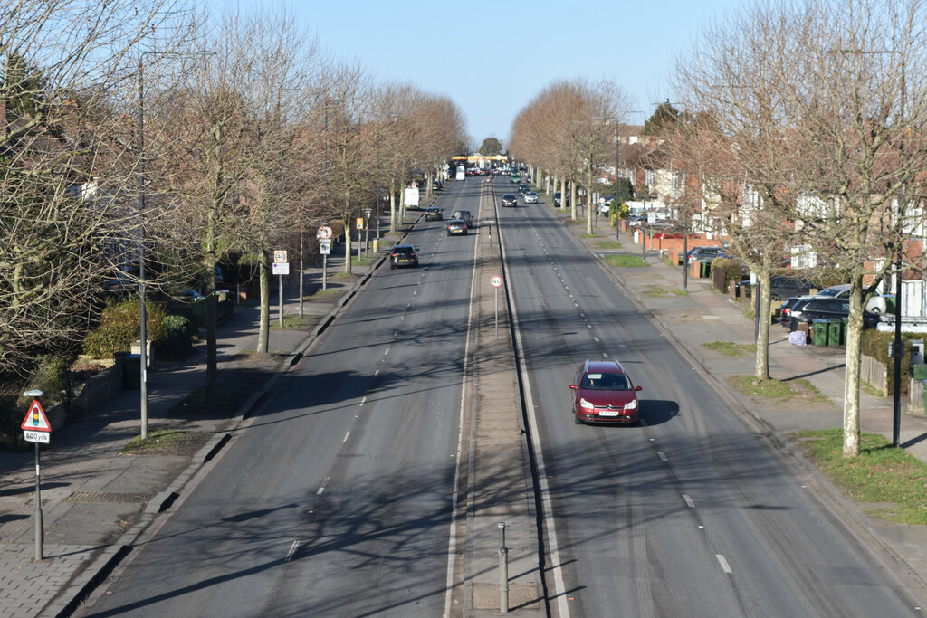 A20 at New Eltham, looking towards... © David Martin :: Geograph ...