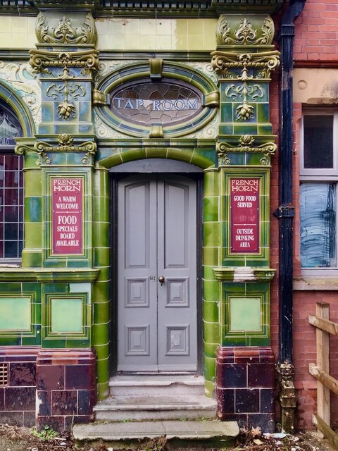 Tap Room door