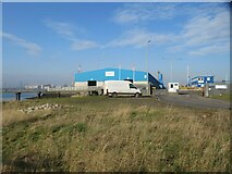 NZ3182 : Warehouse near the River Blyth by Les Hull