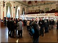 Drinkers at the 2023 Bradford Beer Festival