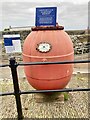 ST0743 : Sea Mine collection box in Watchet harbour by Marika Reinholds