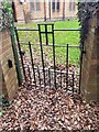 Gate to RC church, Hadzor