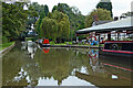 Canal and boatyard near Grendon, Warwickshire