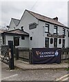 Guinness Six Nations banner, St Mellons Road, Marshfield