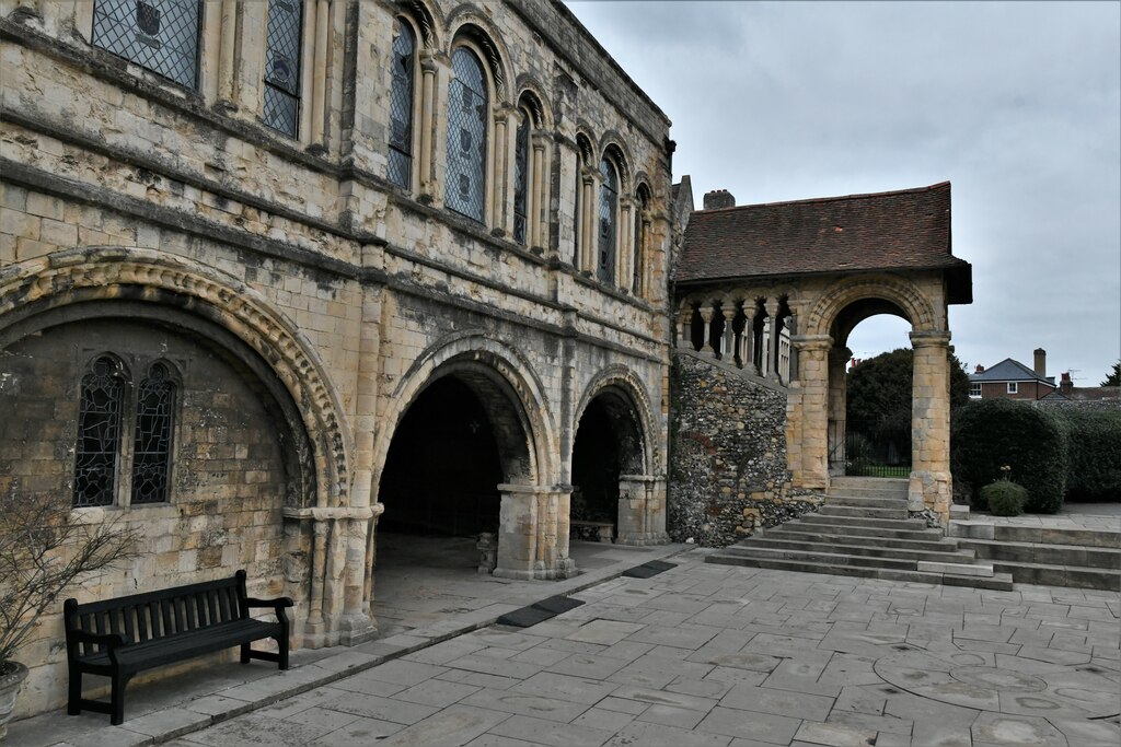 Canterbury: Norman Staircase And... © Michael Garlick Cc-by-sa/2.0 ...