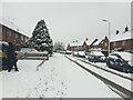 Henshaw Crescent in the snow