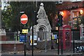 Listed drinking fountain and telephone Box, Whitechurch Lane