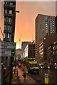 TQ3381 : Sunset down Whitechapel High St by N Chadwick