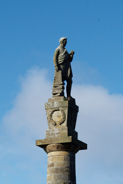 Hugh Miller at the top of The Hugh Miller Monument