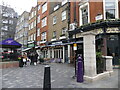 Barrett Street - the traffic-free part - Marylebone, City of Westminster
