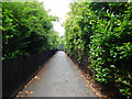 Path up to Apsley station, London Road