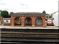 Hatch End station platform shelter