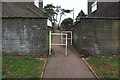 Path leading to Barton Downs playing fields