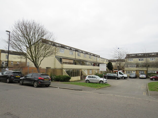 Housing estate on Parson's Mead, Croydon
