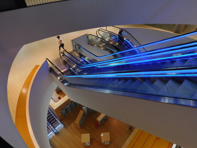 Library of Birmingham escalators