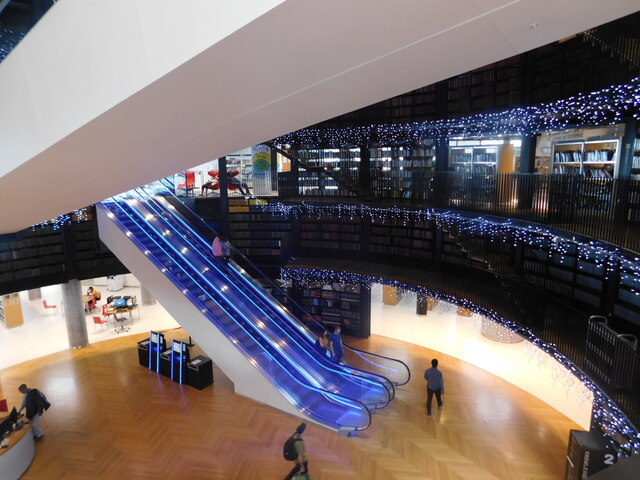 Escalators, Library of Birmingham