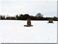 SK2651 : The Chair in a snowy field by Ian Calderwood