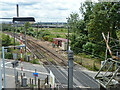 Railway east of Purfleet station