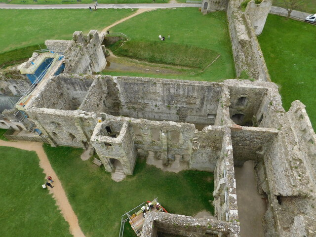 View from the Keep, Portchester Castle