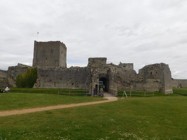Portchester Castle entrance