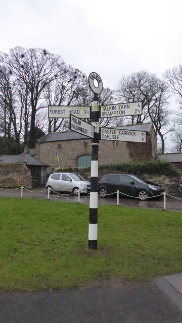 Direction Sign - Signpost in Talkin village