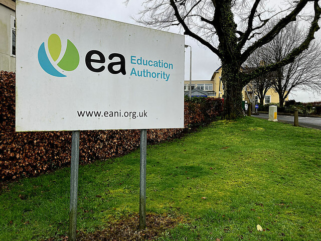 Education Authority Sign, Omagh