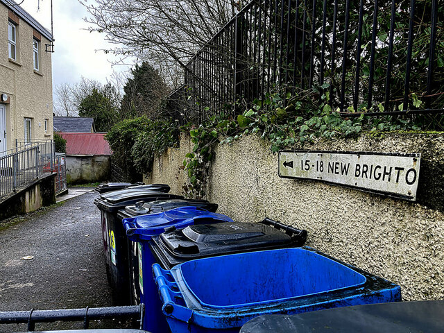 Alleyway to houses, Omagh