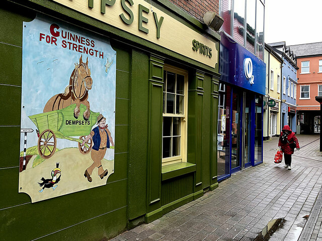 Guinness mural, Dempseys Pub, Omagh