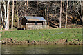 Fairnilee fishing hut by the River Tweed