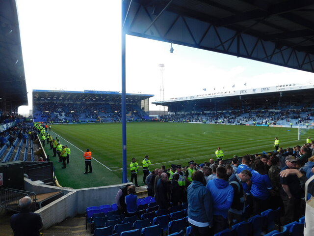 View from the Milton End, Fratton Park