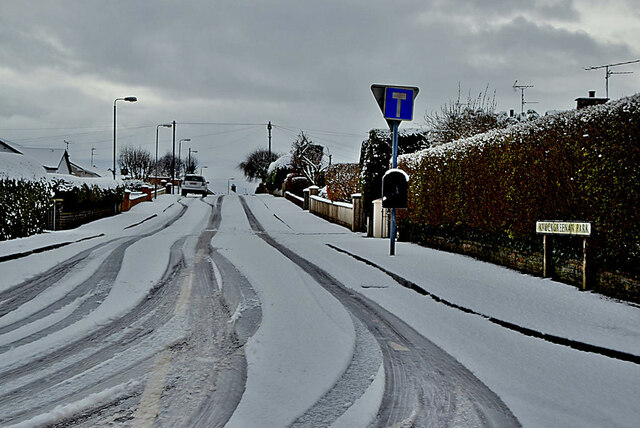 Snow, Knockgreenan Park, Omagh
