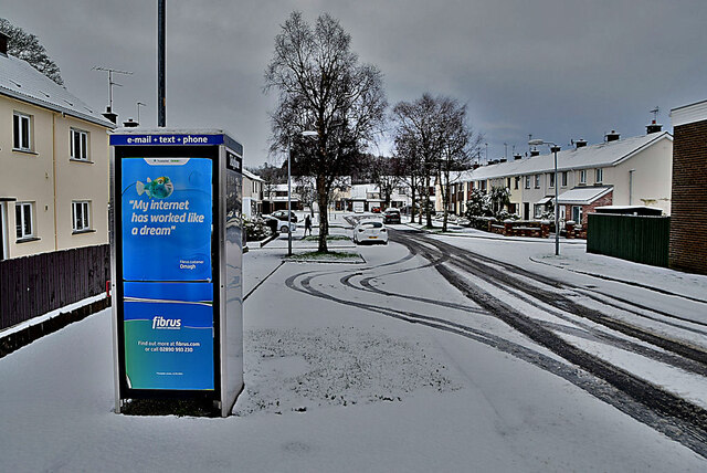 Snow, Orangefield Park, Omagh