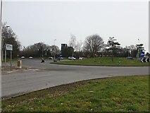 SU4765 : Roundabout on the A339 by Oscar Taylor