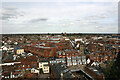 View north-east from St Albans Cathedral tower