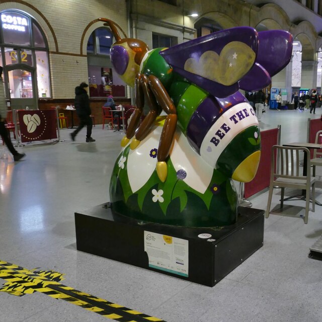 Sylvia the Bee at Manchester Victoria